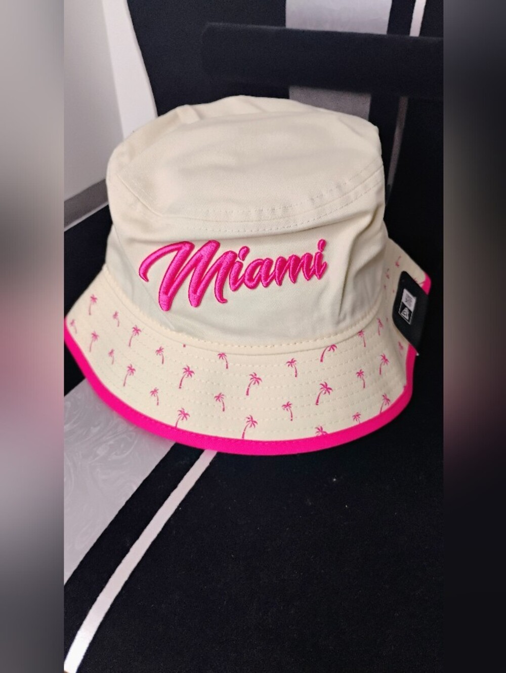 NWT Red Bull Racing F1 Special Edition Miami GP Tapered Bucket Hat Pink White